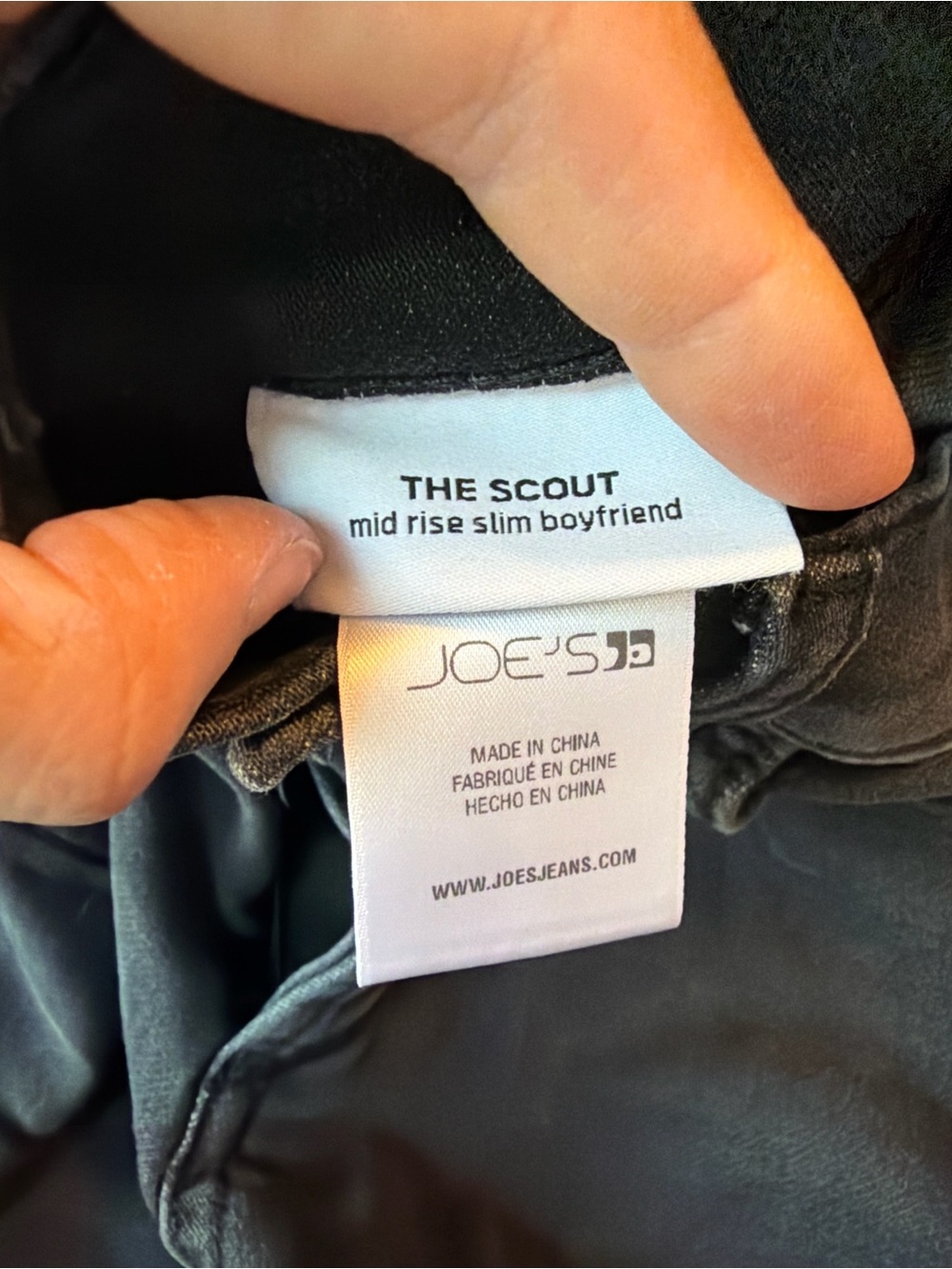 Joe's Jeans Men's Skinny Black Denim - Picture 5 of 7